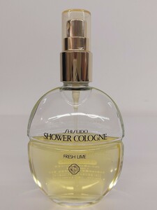 11273　SHISEIDO 資生堂 シャワーコロン フレッシュライム オーデコロン 150ml SHISEIDO SHOWER COLOGNE FRESH LIME 残約半分くらい