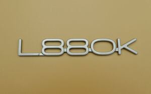 ダイハツ Daihatsuコペン COPEN L880K Handmade Emblem オリジナル手作りエンブレム(シルバーメタリック)