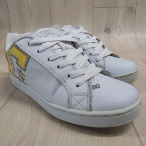 FKD-2 DC SHOE ディーシーシュー カジュアルスニーカー ウォーキングスニーカー ローカットスニーカー ホワイト レディース 23.5cm