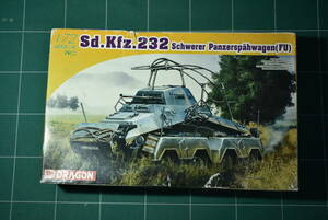 Qn911 【絶版 2012年製】vtg Dragon No. 7429 1:72 armor pro Sd.Kfz. 232 schwerer Panzersphwagen (Fu) アオシマ スカイネット 60サイズ