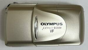 #9839B【現状品】OLYMPUS μ mju II ZOOM VF コンパクトフィルムカメラ 動作未確認