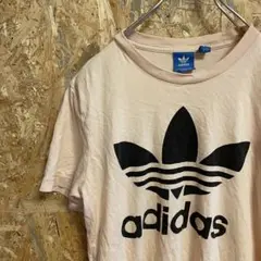 AE7584 adidas 半袖Tシャツ ライトピンク レディース M ポス