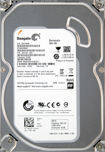 Seagate ST500DM002-1BD142 DP/N 09CF26 3.5インチ SATA600 500GB 901回 16150時間