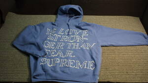 ▲B3-9 Supreme Stronger Than Fear Hooded Sweatshirt パーカー