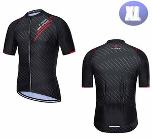 x-tiger サイクリングウェア 半袖 XLサイズ 自転車 ウェア サイクルジャージ 吸汗速乾防寒 新品 インポート品【n601-rd】