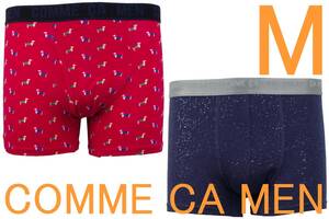 即決●コムサメン COMME CA MEN ボクサーブリーフ（M）2枚セット №72 新品 