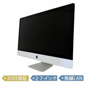 ☆1円～【中古】Apple iMac Retina 27インチ 5K/Core i5 3.7GHz/2TB Fusion Drive/メモリ64GB/2019/MacOS(10.15)/MRR12J/A/【A】