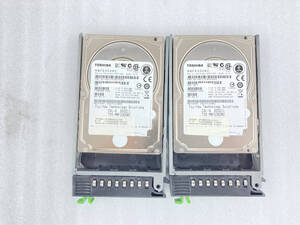 ★TOSHIBA MBF2300RC 300GB 6Gb SAS 2.5インチHDD マウンタ付 [CA06306-K437] 2個セット★　動作品　