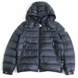 【ドンドン見直し】未使用品□20-21AW モンクレール VERTE GIUBBOTTO ロゴワッペン フーデッド ダウンジャケット ネイビー 3 正規品