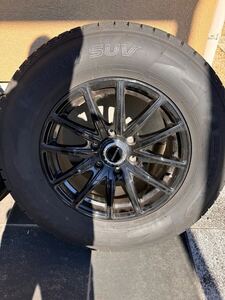 265/65R17 112Q GOODYEAR /ICE VAVI SUV 2022年 スタッドレス ホイール付き！4本セット【バリ山】グッドイヤー アイスナビ ランクルプラド 