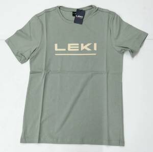 国内未発売の正規輸入・激レアアイテム！　LEKI　Tシャツ　スモーキーグリーン　S（日本規格ではM相当）バーゲン価格！即決・現品限り