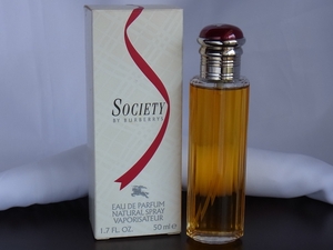 Burberrys バーバリー ★SOCIETY ソサエティ EDP 50ml 香水,箱付/ほぼ未使用