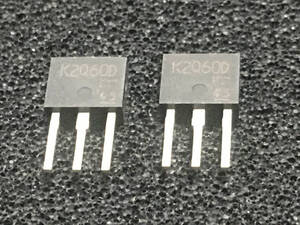 東芝　パワーMOSFET　TK2Q60D　600V　2A　10個