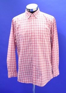 UNIQLO（ユニクロ）エクストラファインコットン ブロード チェックシャツ Extra Fine Cotton CHECK L/S SHIRT PINK XL088569 ボタンダウン