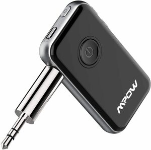 新品　輸入品　未開封　Mpow Bluetooth受信機 レシーバー 車用 ブラック MPBH045AB-PTX-1