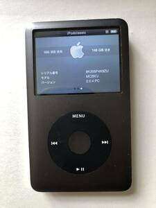 iPod classic 160GB 新品バッテリー交換済　iTunes同期動作確認済み左右音出OK