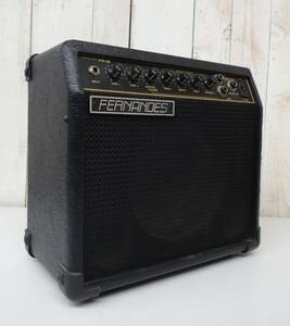 レトロミュージック　当時物 ＊FERNANDES フェルナンデス　 ＊Guitar Amplifier ギターアンプ　 ＊MODEL FA-15 BLACK 　