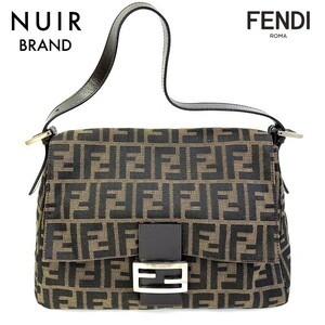 フェンディ FENDI ショルダーバッグ マンマバケット ハンドバッグ ワン ブラウン