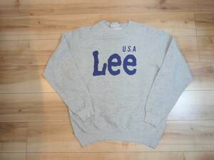 90s LEE USA製 ヴィンテージ ロゴプリントスウェット M