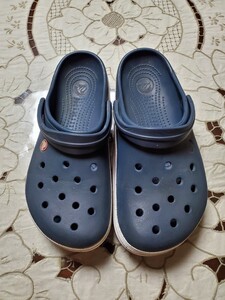 CROCS クロックス サンダル ネイビー 紺 M 8 W10 26cm