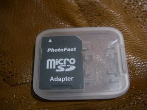 1742 PhotoFast micro SD Adapter 変換アダプター micro SDカード→SDカードに変換