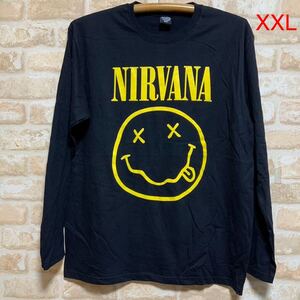 ニルバーナ ニルヴァーナ ロングTシャツ　XXLサイズ　Nirvana長袖 長袖Tシャツ