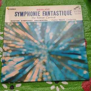 BERLIOZ SYMPHONIE FANTASTIQUE The Roman Carnival BOSTON SYMPHONY ORCHESTRA Charles Munch, Conducting LPレコード