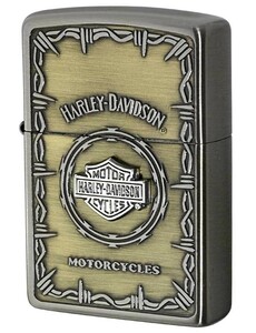 Zippo ジッポライター 日本限定Zippo Harley Davidson ハーレーダビッドソン Sメタル バー＆シールド HDP-67