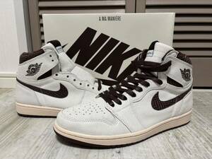 【未使用品】A MA MANIERE × NIKE AIR JORDAN 1 RETRO HIGH OG SP 28.5cm！アママニエールナイキエアジョーダン1 DO7037-100