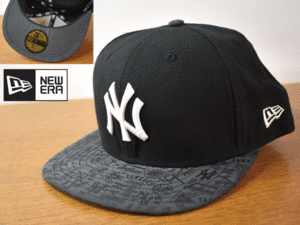 1円スタート!【未使用品】(7-1/2 - 59.6cm) NEW ERA 59FIFTY MLB NY YANKEES ヤンキース ニューエラ キャップ 帽子 K69