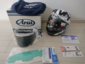 ★☆Arai　東単オリジナル　XD　ネイビー　白　　57-58cm　MFJ公認　フルフェイス　アライ ☆★