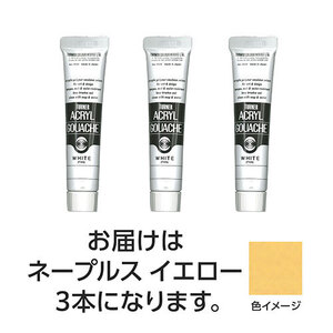 【3本×5セット】 ターナー色彩 アクリルガッシュ 20ml 31ネープルスイエロー TURNER108437X5 /l