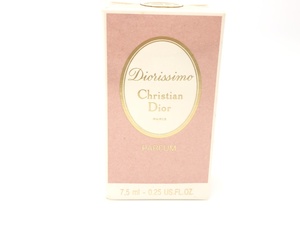 未使用　フィルム未開封　クリスチャン・ディオール　ChristianDior　ディオリッシモ　Diorissimo　パルファム　7.5ml　ボトル　YK‐1318