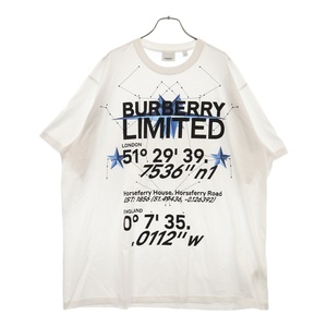 BURBERRY バーバリー Logo Printed Crew Neck T-Shirt 8061194 ロゴプリント半袖Tシャツ ホワイト