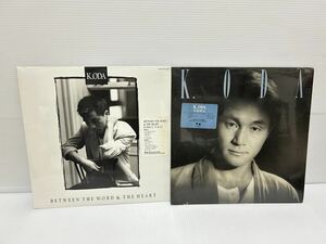 ◎Y151◎ LP レコード 未開封 見本盤 小田和正 Kazumasa Oda 2枚まとめて K.ODA / Between The Word & The Heart