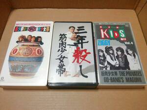 中古 [VHS] 筋肉少女帯 ３本セット 「筋少祭りだ！90分」「三年殺し」「KIDS ON キッズ・オン vol.4」