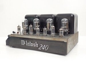 McIntosh 6L6GC 真空管/管球式ステレオパワーアンプ MC240 配送/来店引取可 マッキントッシュ ◆ 71050-4