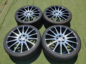 【中古】carlsson/カールソン/RS/1/14/20インチ/20×9.5J・8.5J/オフセット+40/PCD114.3/5H/アルミホイール/4本セット