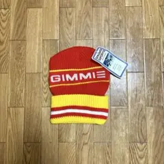 NOS 〜90s GIMMIE SPORTS アクリル ニットキャップ 赤 2