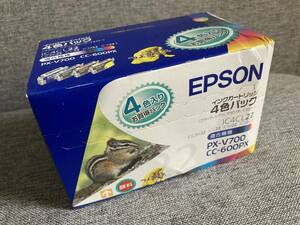 ★未使用 エプソンEPSON 純正 インクカートリッジ 4色セット IC4CL22 ブラック シアン マゼンタ イエロー推奨使用期限切れPX-V700 CC-600PX