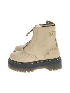 Dr.Martens◆jetta/ジップブーツ/UK4/ピンクベージュ/レザー/27656348