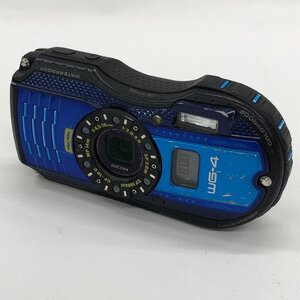 RICOH　リコー　デジタルカメラ　WG-4　GPS　f＝4.5-18mm　1:2.0-4.9　Blue　付属品・箱付き　通電〇【CLATE050】