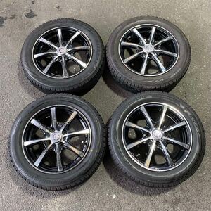 [6035]★ 155/65R14 4本セット冬タイヤ　BRIDGESTONE BLIZZAK VRX2 [2022年] アルミンホイール 14X4.5J PCD100