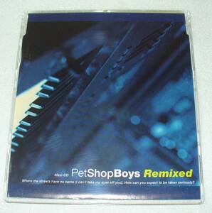 B5■PetShopBoys Where the streets have no name-Remixed/ペットショップボーイズ