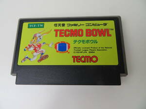 ◆テクモボウル ファミコン ソフトのみ 動作未確認 テクモ 任天堂 ファミリーコンピューター FC TECMO BOWL TECMO アメフト