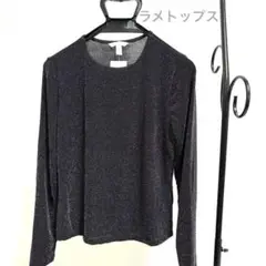 H&M ラメカットソー Lサイズ