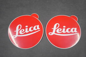 290 当時物 カメラ Leica ライカ ステッカー 2枚セット