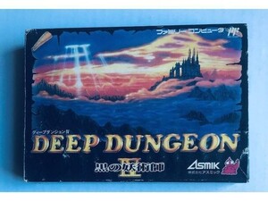 DEEP DUNGEON IV 4　ハガキ、チラシ、注意書き付き　ディープダンジョン　FC　ファミコン