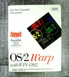 【4755】IBM OS2/WARP 3.0 with WIN-OS/2 スペシャル・キット版(Writing Heads/2,J-Pocket) 未開封 ワープ ボーナス(Multimedia,Works,FAX)