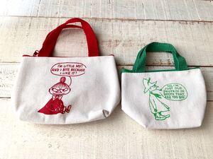 新品未使用【MOOMIN ミー & スナフキン ミニトートバッグ】ノベルティ